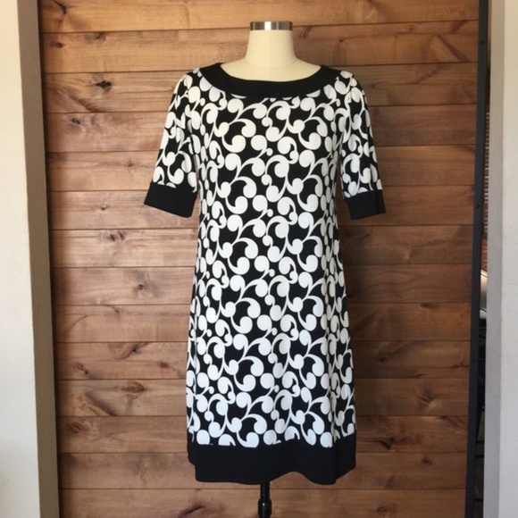 London Times Floral Shift Dress - Picture 1 of 3